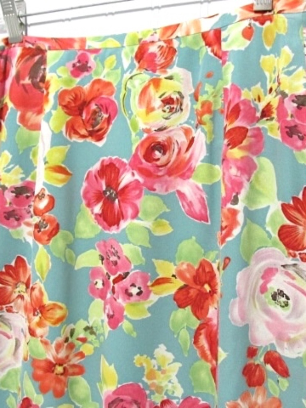 Floral Trumpet Maxi Skirt, Size 4 - Picture 3 of 7